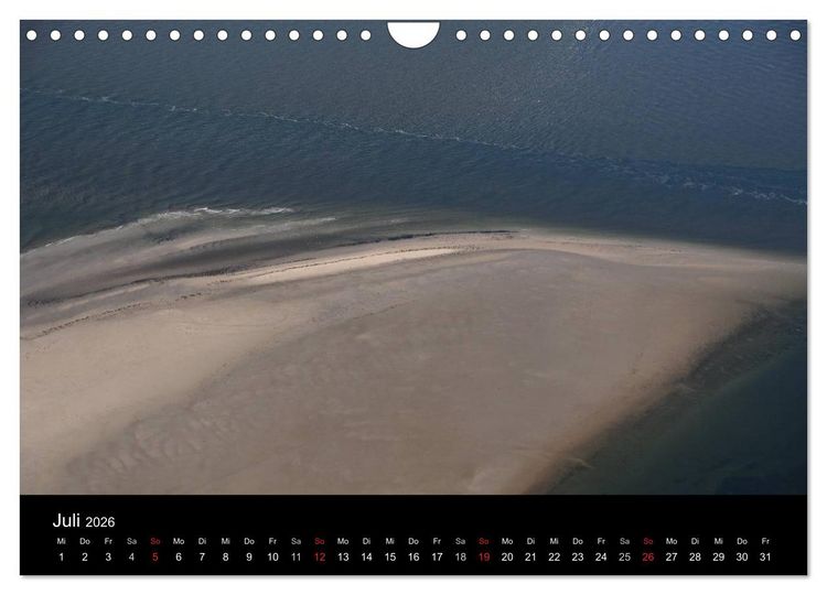 Produktbild: Die Nordseek&uuml;ste (Wandkalender 2026 DIN A4 quer), CALVENDO Monatskalender