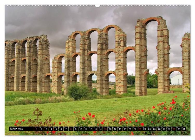 Produktbild: Extremadura - Unbekanntes Spanien (hochwertiger Premium Wandkalender 2026 DIN A2 quer), Kunstdruck in Hochglanz