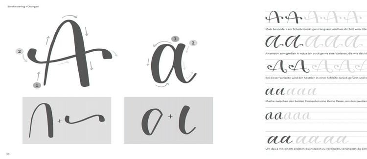 Produktbild: Lettering &ndash; Moderne Kalligrafie
