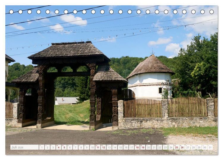Produktbild: Streifz&uuml;ge durch die Walachei (Tischkalender 2026 DIN A5 quer), CALVENDO Monatskalender