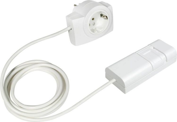 Produktbild: Ehmann 2160c0709 Schnurdimmer Geeignet f&uuml;r Leuchtmittel: LED-Lampe, Energiesparlampe, Halogenlampe, Gl&uuml;hlampe Wei&szlig;
