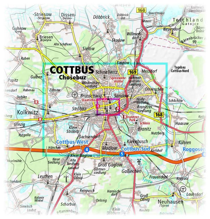 Cottbus 1 : 14 000