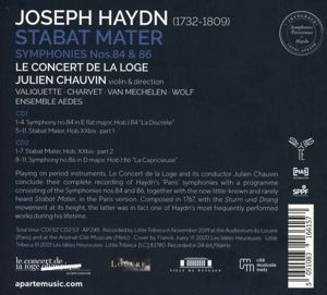 Produktbild: Haydn: Stabat Mater,Symphonies parisiennes n&oslash; 84