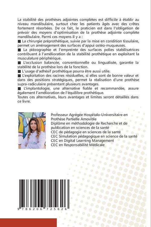 Produktbild: Gestion des edentements totaux et subtotaux mandibulaire