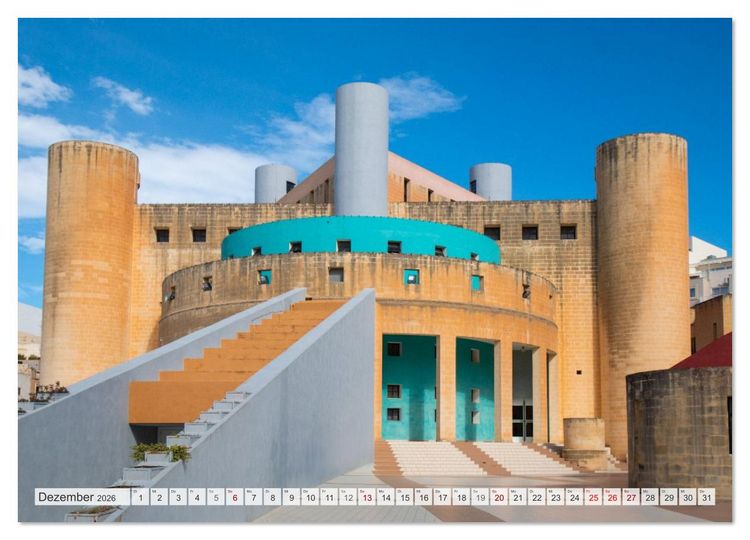 Produktbild: Malta &ndash; Historisches Juwel im Mittelmeer (Wandkalender 2026 DIN A2 quer), CALVENDO Monatskalender