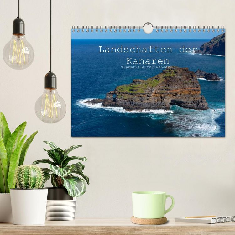 Produktbild: Landschaften der Kanaren - Traumziele f&uuml;r Wanderer (Wandkalender 2026 DIN A4 quer), CALVENDO Monatskalender