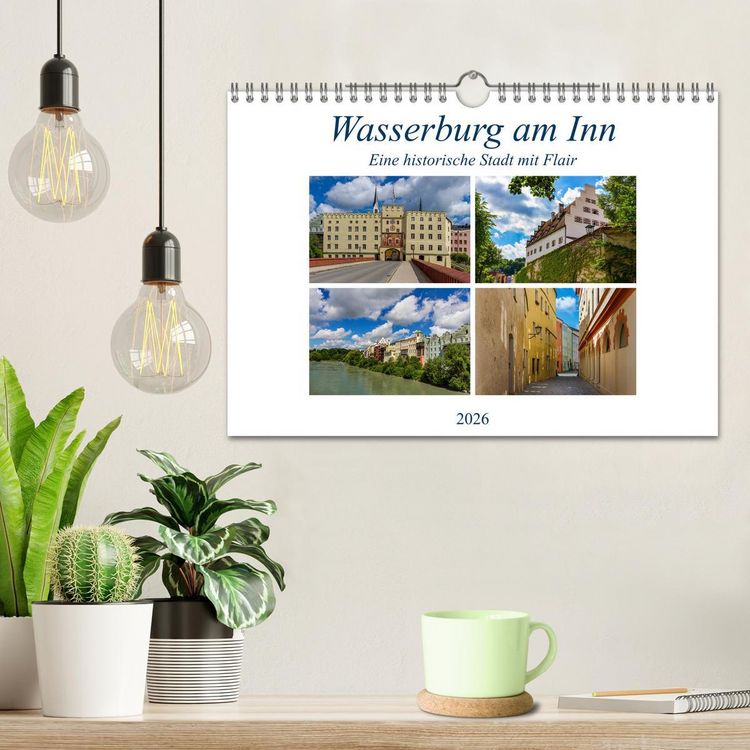 Produktbild: Wasserburg am Inn (Wandkalender 2026 DIN A4 quer), CALVENDO Monatskalender