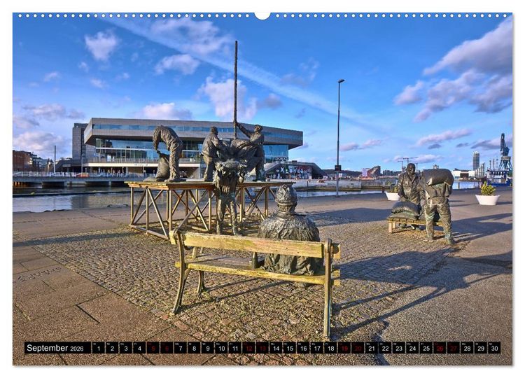 Produktbild: AARHUS, die kleinste Gro&szlig;stadt der Welt (Wandkalender 2026 DIN A2 quer), CALVENDO Monatskalender