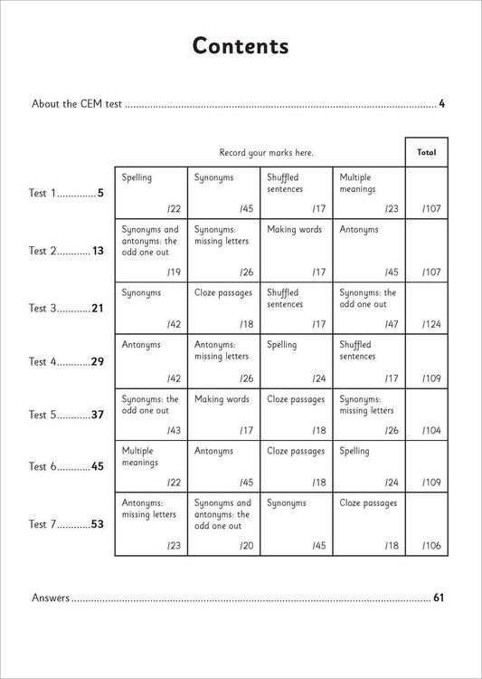 Produktbild: 11+ Verbal Reasoning Tests Ages 10-11