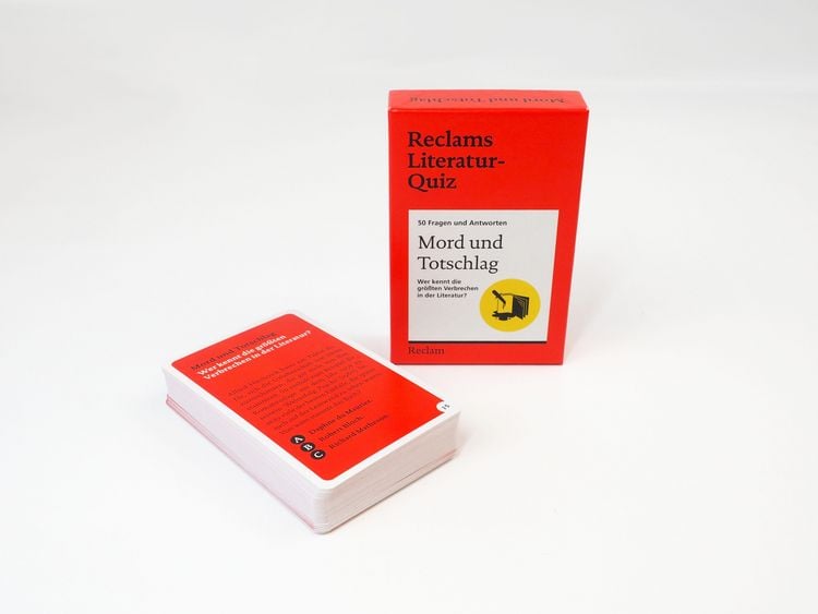 Produktbild: Mord und Totschlag. Wer kennt die gr&ouml;&szlig;ten Verbrechen in der Literatur? 50 Fragen und Antworten f&uuml;r B&uuml;chermenschen