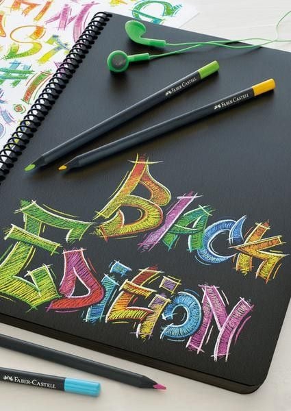 Produktbild: Faber-Castell Buntstifte Black Edition 12er Set