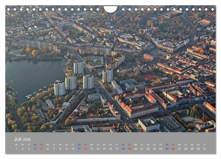 Produktbild: Potsdam von Oben (Wandkalender 2026 DIN A4 quer), CALVENDO Monatskalender