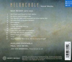 Produktbild: Melancholy (Vocal Works)