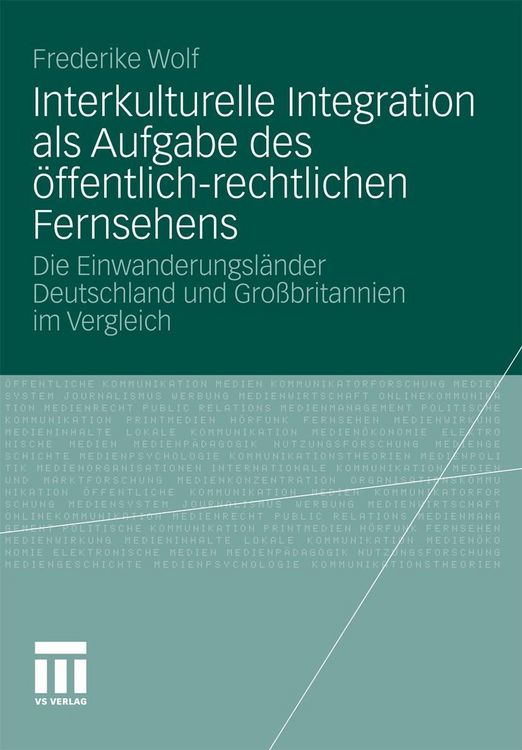 Produktbild: Interkulturelle Integration als Aufgabe des &ouml;ffentlich-rechtlichen Fernsehens