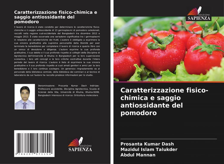 Produktbild: Caratterizzazione fisico-chimica e saggio antiossidante del pomodoro