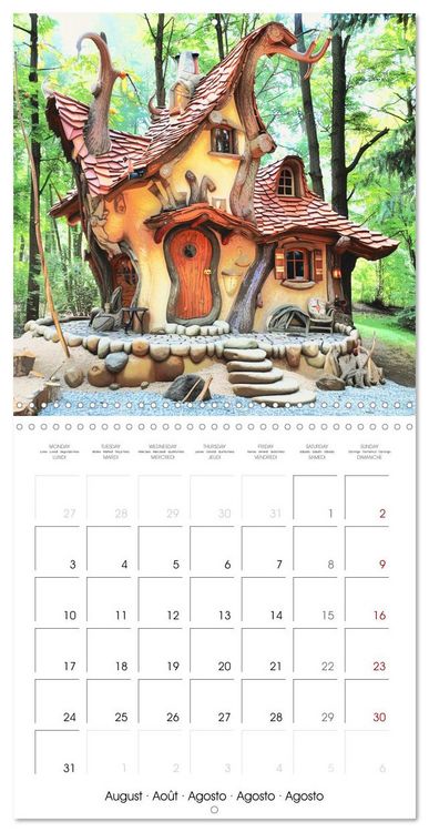 Produktbild: Enchanted Cabins (Wall Calendar 2026 12 &times; 12 Inch) CALVENDO 12 Month Wall Calendar