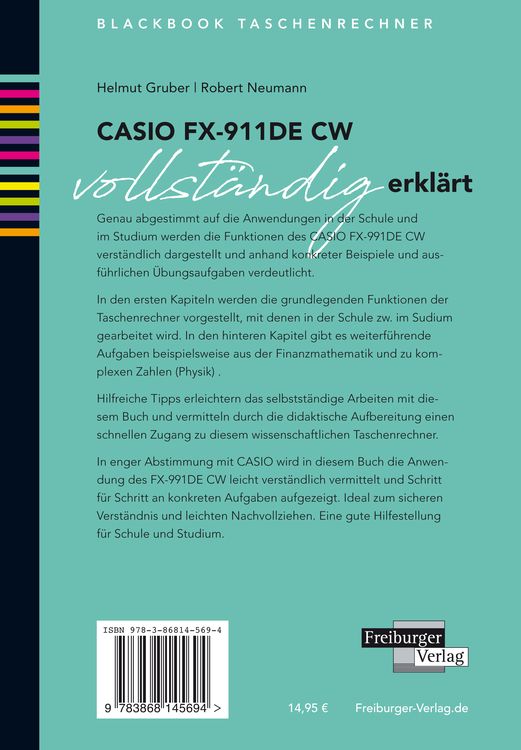 Produktbild: CASIO fx-991DE CW vollst&auml;ndig erkl&auml;rt