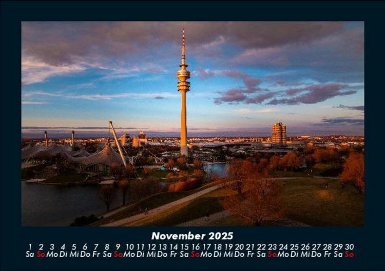 Produktbild: M&uuml;nchen 2025 Fotokalender DIN A5