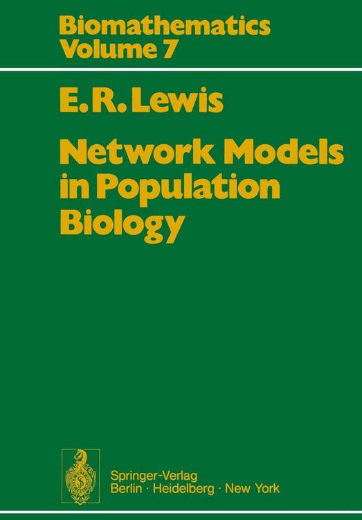 Produktbild: Network Models in Population Biology