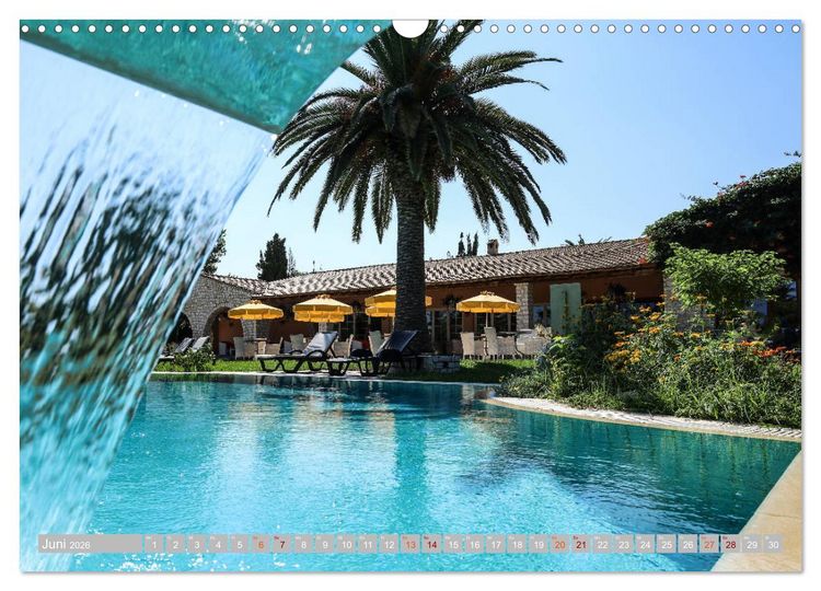 Produktbild: Erholung auf Korfu im St. Georg's Bay Country Club (Wandkalender 2026 DIN A3 quer), CALVENDO Monatskalender
