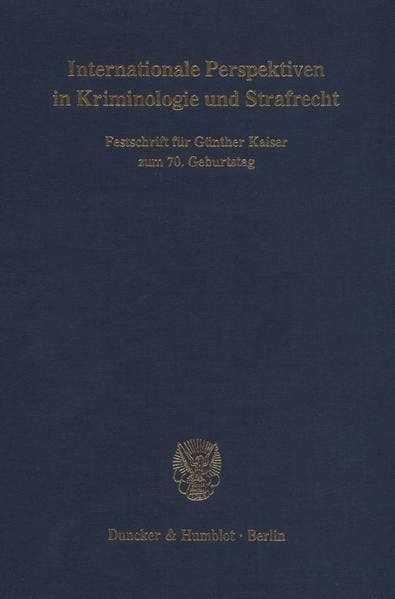 Produktbild: Internationale Perspektiven in Kriminologie und Strafrecht.
