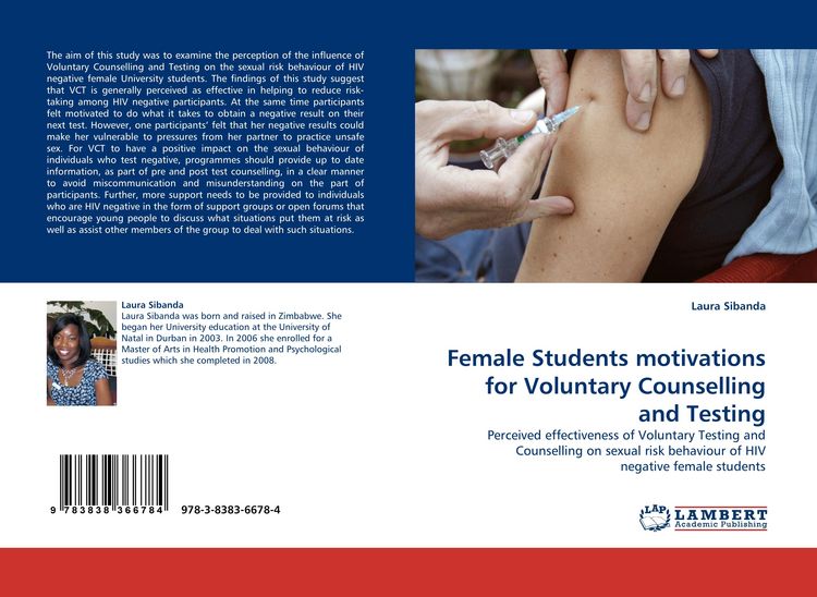 Produktbild: Female Students motivations for Voluntary Counselling and Testing