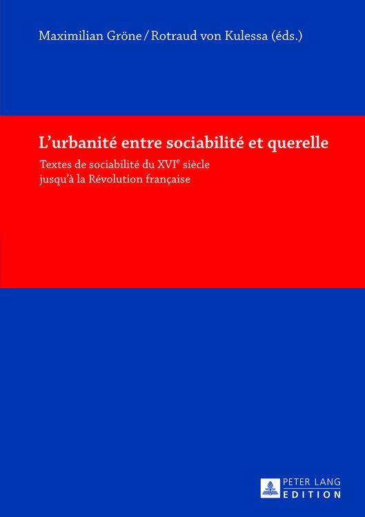 Produktbild: L&rsquo;urbanit&eacute; entre sociabilit&eacute; et querelle