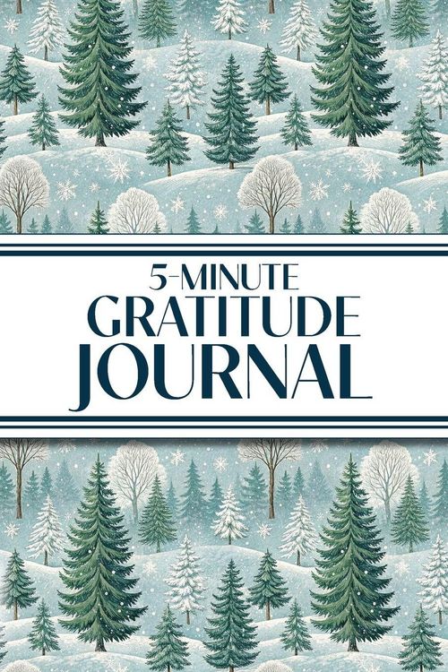 Produktbild: 5-Minute Gratitude Journal (Winter Snowy Pine Trees)