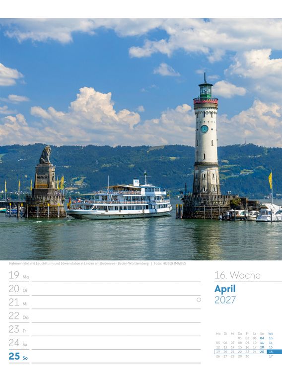Produktbild: Malerisches Deutschland Wochenplaner Kalender 2027