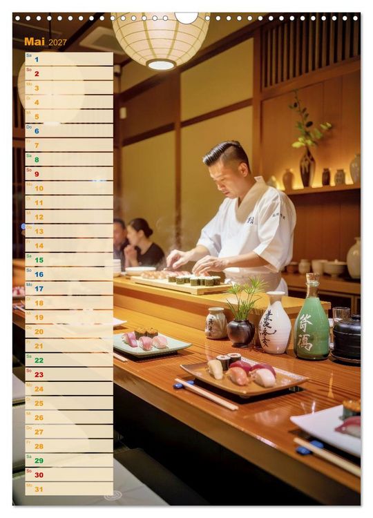 Produktbild: Japanische Lebensart (Wandkalender 2027 DIN A3 hoch), CALVENDO Monatskalender