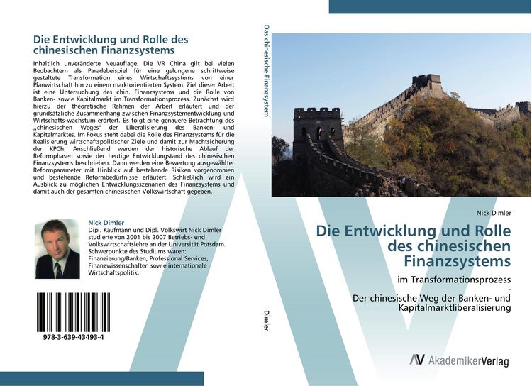Produktbild: Die Entwicklung und Rolle des chinesischen Finanzsystems