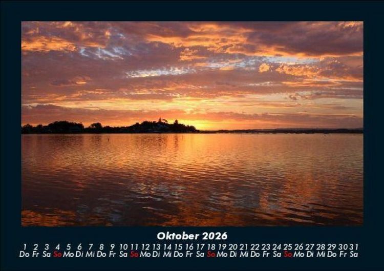 Produktbild: Sonnenuntergang 2026 Fotokalender DIN A5
