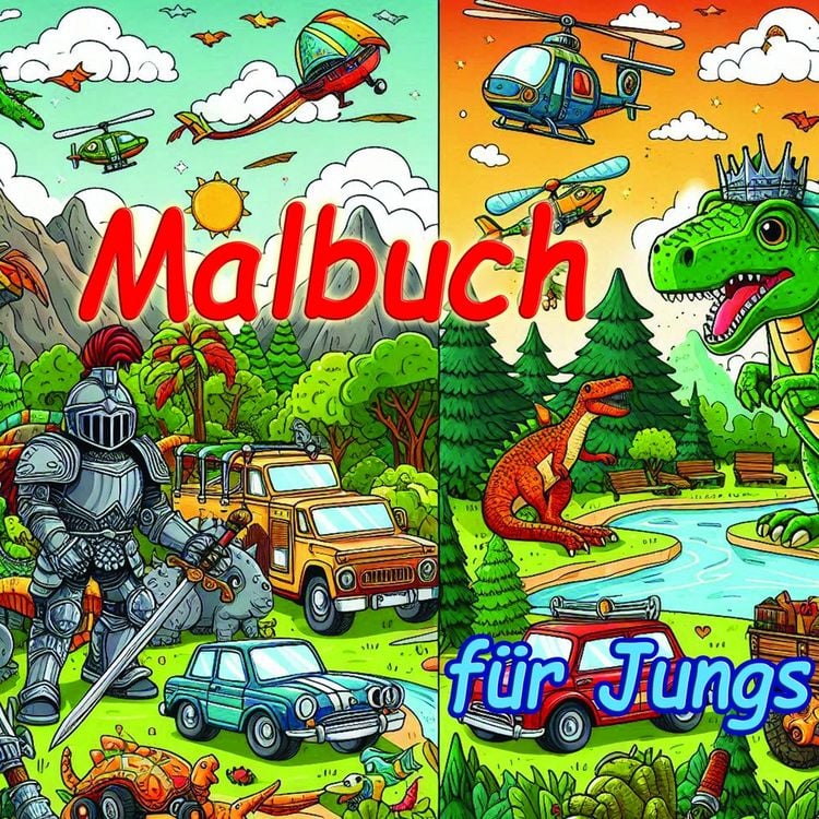 Produktbild: Malbuch f&uuml;r Jungs