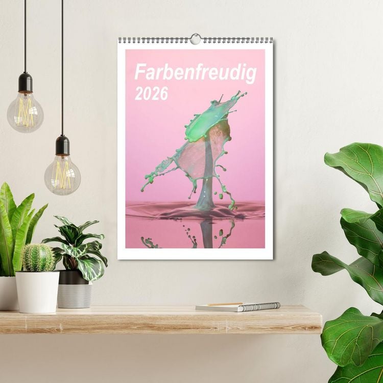 Produktbild: Farbenfreudig (Wandkalender 2026 DIN A3 hoch), CALVENDO Monatskalender