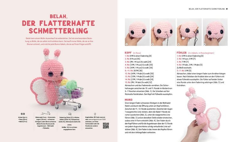 Produktbild: Flauschige Amigurumi-H&auml;kelschule
