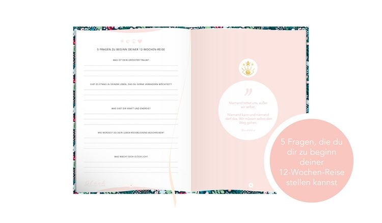 Produktbild: Das Tagebuch das gl&uuml;cklich macht (Special Edition): 6 Minuten am Tag f&uuml;r mehr Gl&uuml;ck, Positivit&auml;t, Dankbarkeit und Erfolg. Dankbarkeitstagebuch zum Ausf&uuml;llen f&uuml;r jeden Tag. 6 Minuten Tagebuch f&uuml;r mehr Achtsamkeit. 12 Wochen Tagebuch in rosa