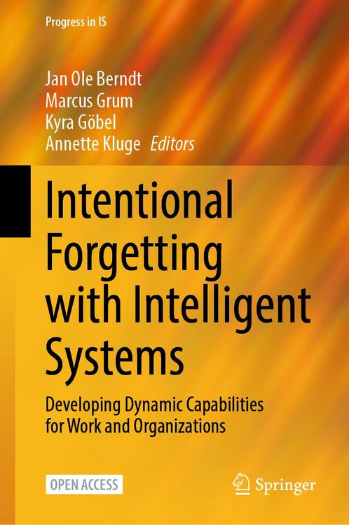 Produktbild: Intentional Forgetting with Intelligent Systems
