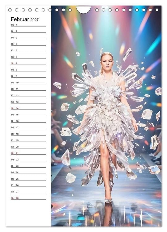 Produktbild: Impossible Couture - Futuristische Mode jenseits von Schwerkraft und Realit&auml;t (Wandkalender 2027 DIN A4 hoch), CALVENDO Monatskalender