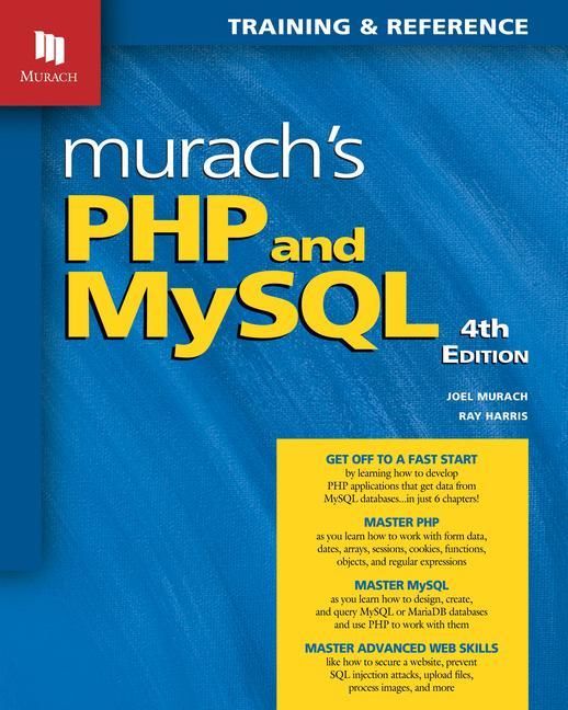 Produktbild: Murach's PHP and MySQL (4th Edition)