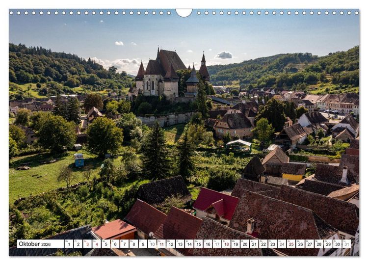 Produktbild: Rum&auml;niens ber&uuml;hmte Burgen (Wandkalender 2026 DIN A3 quer), CALVENDO Monatskalender