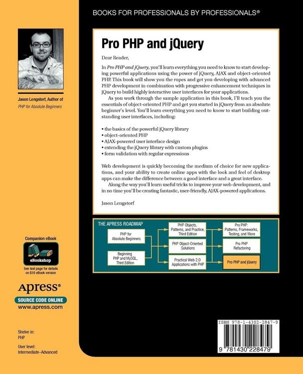 Produktbild: Pro PHP and jQuery