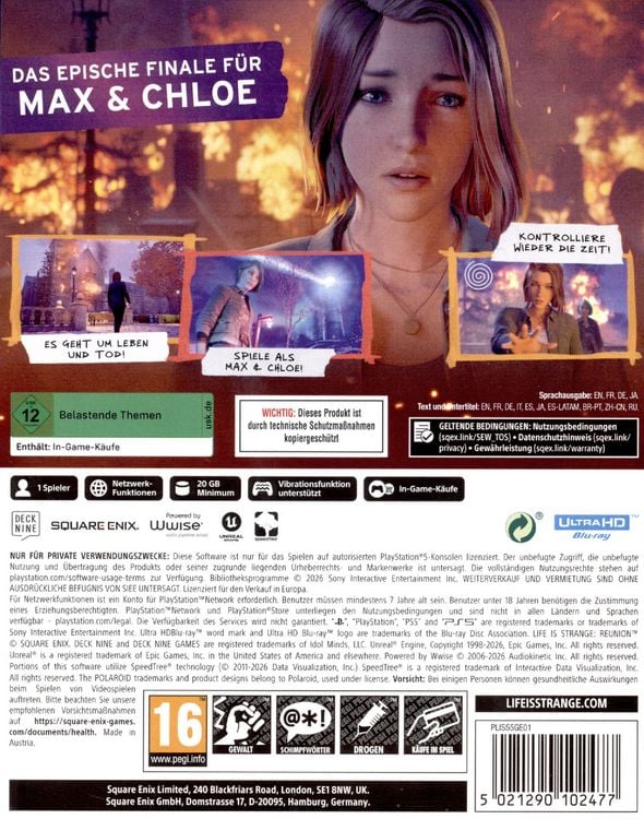 Produktbild: Life is Strange - Reunion