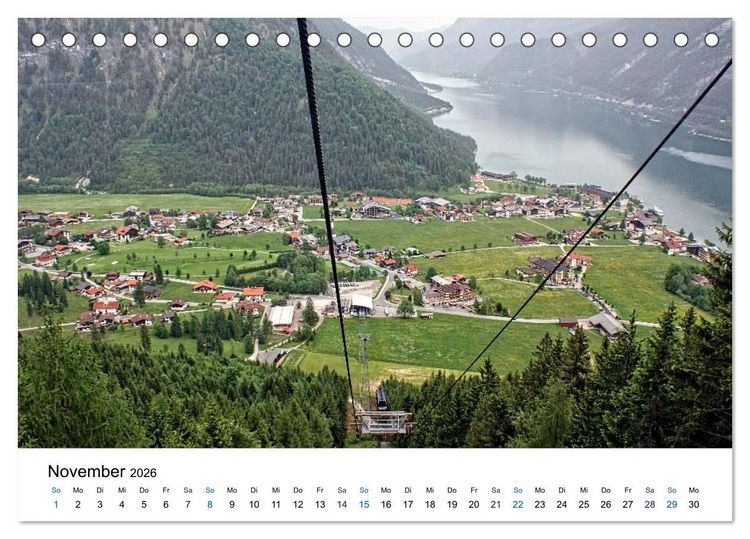 Produktbild: Pertisau am Achensee (Tischkalender 2026 DIN A5 quer), CALVENDO Monatskalender