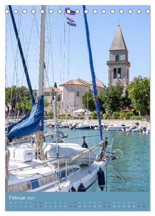 Produktbild: Facetten Kroatiens. K&uuml;sten, Inseln und Natur (Tischkalender 2027 DIN A5 hoch), CALVENDO Monatskalender