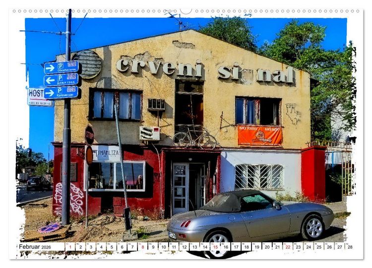 Produktbild: Belgrad zwischen Historie und Moderne (hochwertiger Premium Wandkalender 2026 DIN A2 quer), Kunstdruck in Hochglanz
