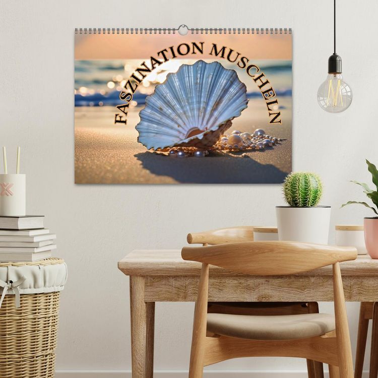 Produktbild: Faszination Muscheln (Wandkalender 2026 DIN A3 quer), CALVENDO Monatskalender