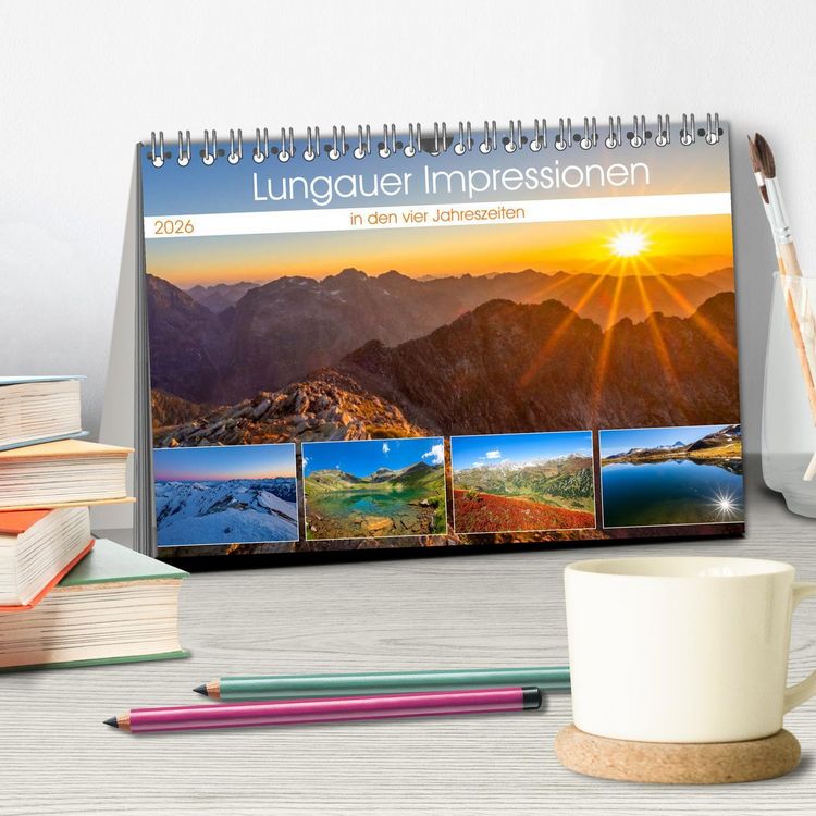 Produktbild: Lungauer Impressionen (Tischkalender 2026 DIN A5 quer), CALVENDO Monatskalender