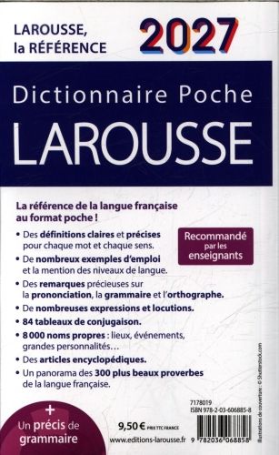 Produktbild: Dictionnaire Larousse Poche - Edition 2027