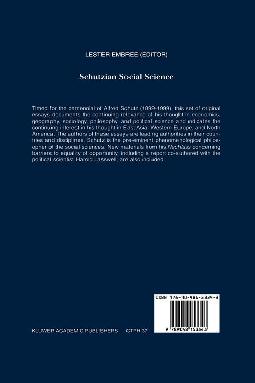 Produktbild: Schutzian Social Science
