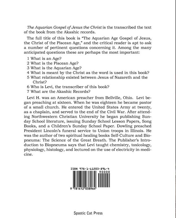 Produktbild: The Aquarian Gospel of Jesus the Christ